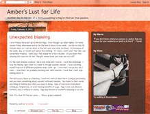 Tablet Screenshot of amberslustforlife.blogspot.com