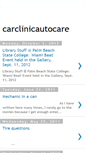 Mobile Screenshot of carclinicautocare.blogspot.com