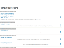 Tablet Screenshot of carclinicautocare.blogspot.com