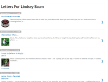 Tablet Screenshot of lettersforlindsey.blogspot.com