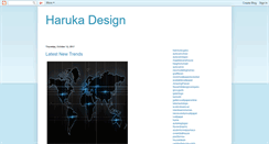 Desktop Screenshot of harukablogger.blogspot.com