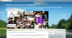 Desktop Screenshot of mothers-care-doula-servics.blogspot.com