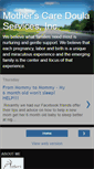 Mobile Screenshot of mothers-care-doula-servics.blogspot.com