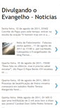 Mobile Screenshot of divulgandooevangelho-noticias.blogspot.com