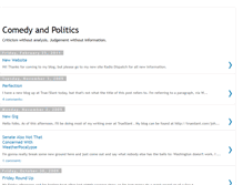 Tablet Screenshot of comedyandpolitics.blogspot.com