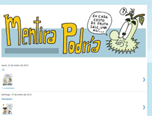 Tablet Screenshot of mentirapodria.blogspot.com