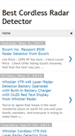 Mobile Screenshot of bestcordlessradardetector.blogspot.com