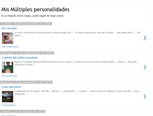 Tablet Screenshot of mismultiplespersonalidades.blogspot.com