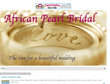 Tablet Screenshot of africanwedding.blogspot.com