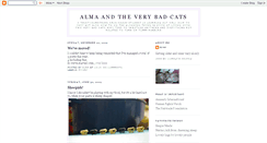 Desktop Screenshot of almaandthebadcats.blogspot.com