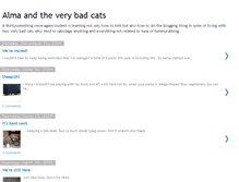 Tablet Screenshot of almaandthebadcats.blogspot.com
