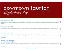 Tablet Screenshot of downtowntaunton.blogspot.com