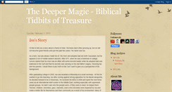 Desktop Screenshot of deepermagic4today.blogspot.com