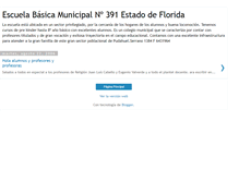 Tablet Screenshot of escuela391.blogspot.com