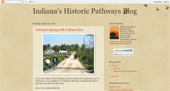 Desktop Screenshot of indianashistoricpathways.blogspot.com