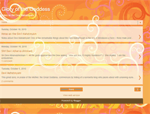 Tablet Screenshot of gloryofthegoddess.blogspot.com