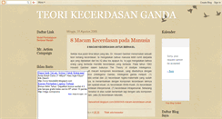 Desktop Screenshot of kecerdasan-ganda.blogspot.com