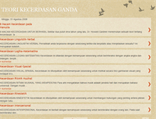 Tablet Screenshot of kecerdasan-ganda.blogspot.com