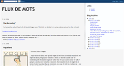 Desktop Screenshot of fluxdemots.blogspot.com