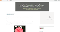 Desktop Screenshot of palmettopixie.blogspot.com