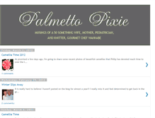 Tablet Screenshot of palmettopixie.blogspot.com