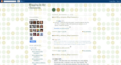 Desktop Screenshot of blogsintheclassrom.blogspot.com