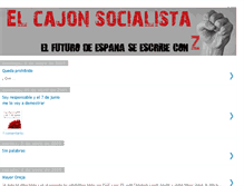 Tablet Screenshot of cajonsocialista.blogspot.com
