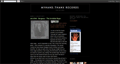 Desktop Screenshot of myhandthanxrecords.blogspot.com