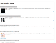 Tablet Screenshot of matesoluciones.blogspot.com