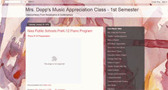 Desktop Screenshot of ddoppmusic.blogspot.com