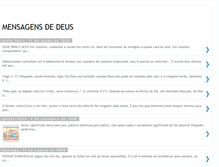 Tablet Screenshot of mensagensdedeus.blogspot.com