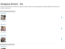 Tablet Screenshot of gorgeousseniors3.blogspot.com