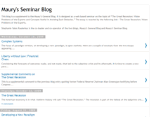 Tablet Screenshot of maurys-seminar.blogspot.com