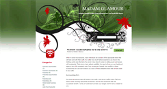 Desktop Screenshot of madamglamour.blogspot.com