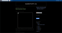 Desktop Screenshot of gamestuffdotca.blogspot.com