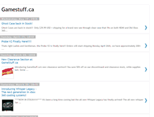 Tablet Screenshot of gamestuffdotca.blogspot.com