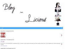 Tablet Screenshot of liciousblogger.blogspot.com