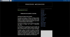 Desktop Screenshot of mechanicalprocess.blogspot.com