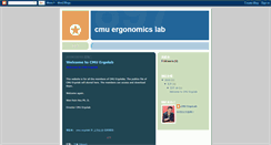 Desktop Screenshot of cmuergolab.blogspot.com