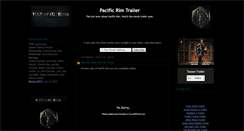 Desktop Screenshot of pacific-rim-movie-trailer.blogspot.com