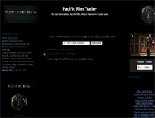 Tablet Screenshot of pacific-rim-movie-trailer.blogspot.com