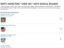 Tablet Screenshot of pantyinspector.blogspot.com