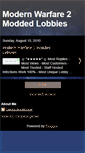 Mobile Screenshot of moddedlobbies4free.blogspot.com