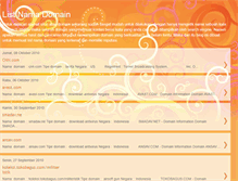 Tablet Screenshot of list-nama-domain.blogspot.com