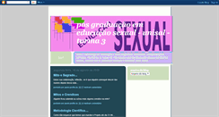 Desktop Screenshot of poseducsexual.blogspot.com