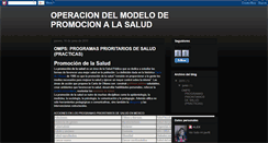 Desktop Screenshot of operaciondelmodelodepromocionalasalud.blogspot.com