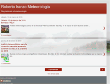 Tablet Screenshot of meteoroberto.blogspot.com