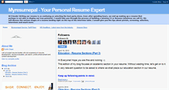 Desktop Screenshot of myresumepal.blogspot.com