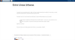 Desktop Screenshot of entrelineasurbanas.blogspot.com