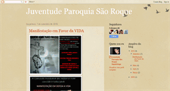 Desktop Screenshot of paroquiasaoroqueitape.blogspot.com